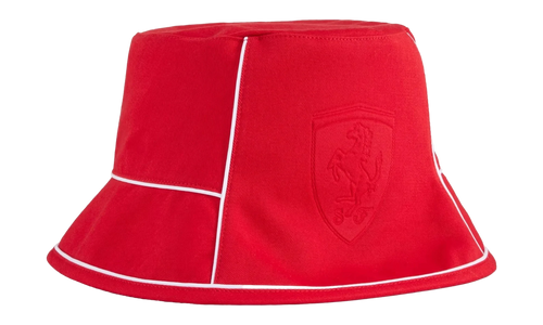 FERRARI RACE PREMIUM BUCKET HAT "Red" 026079 01