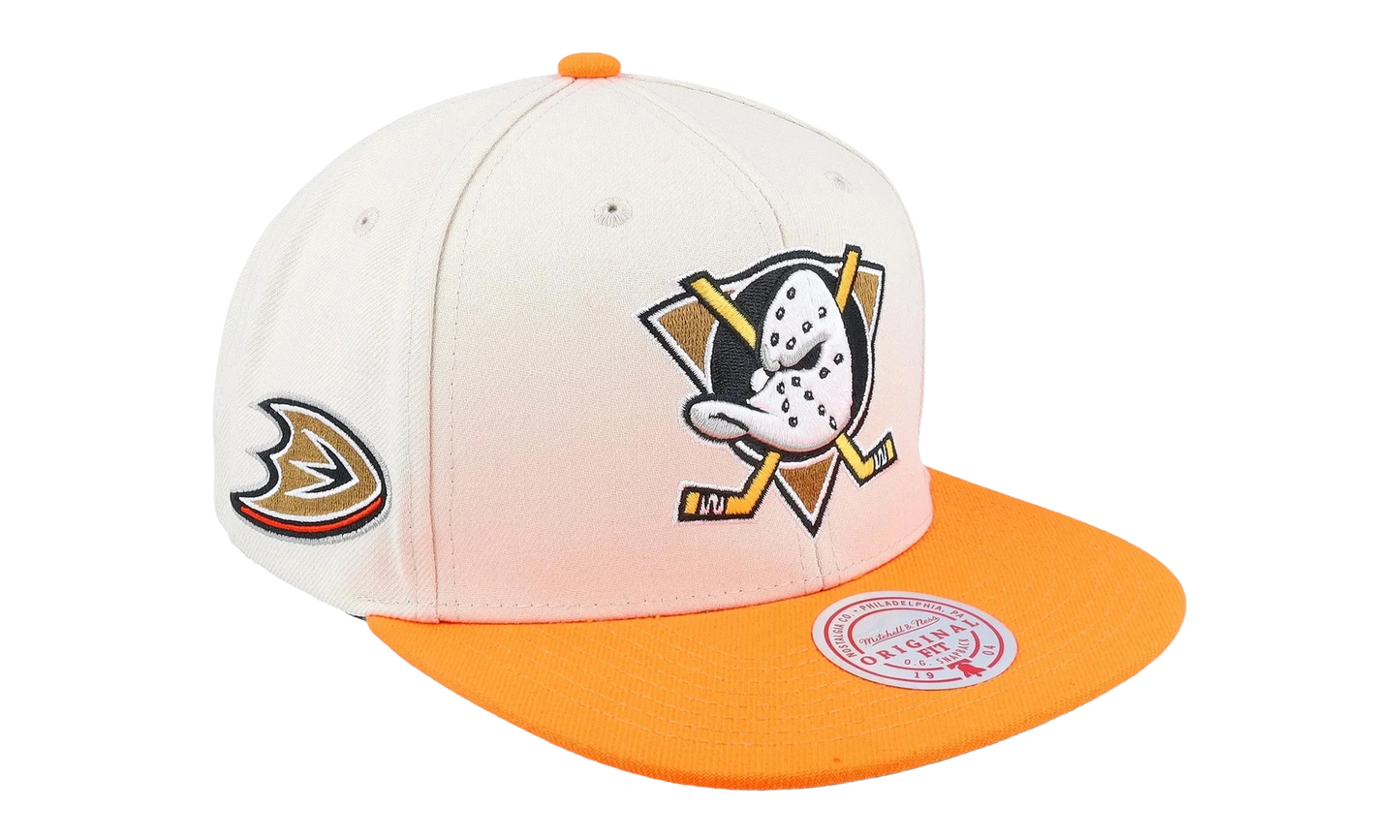 NHL Vintage Off-White Snapback Cap "Anaheim Ducks - Off White" 6HSSSH22085 ADUOFWH