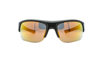 Big Shot Sunglasses "Orange Baseball Tuned - Satin Black" 8650085 010144