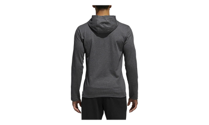 Badge of Sport Long Sleeve Hoodie "Dark Grey Heather" BR1455