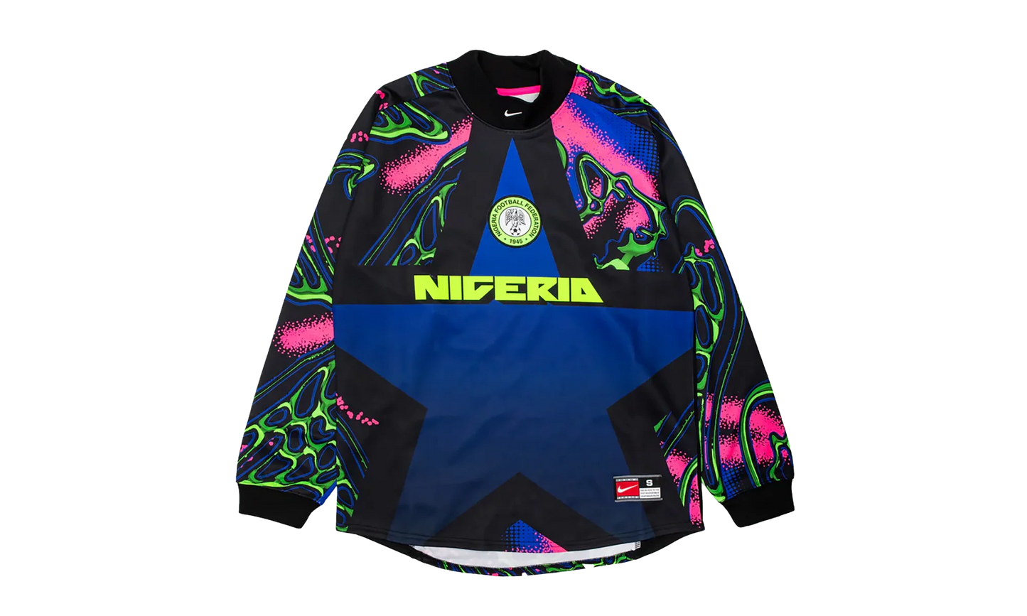 Nigeria Authentic Goalkeeper Football Shirt "Black / Hyper Pink / White" IO0782 010