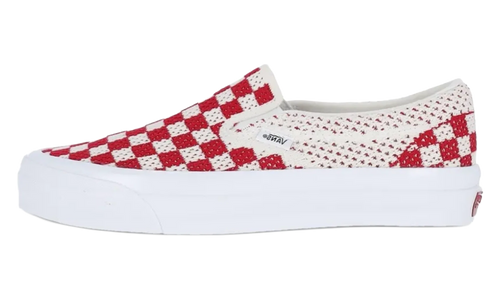 LX Classic Slip-On 98 "EK Checkerboard Red Marshmallow" VN000EG1CIS