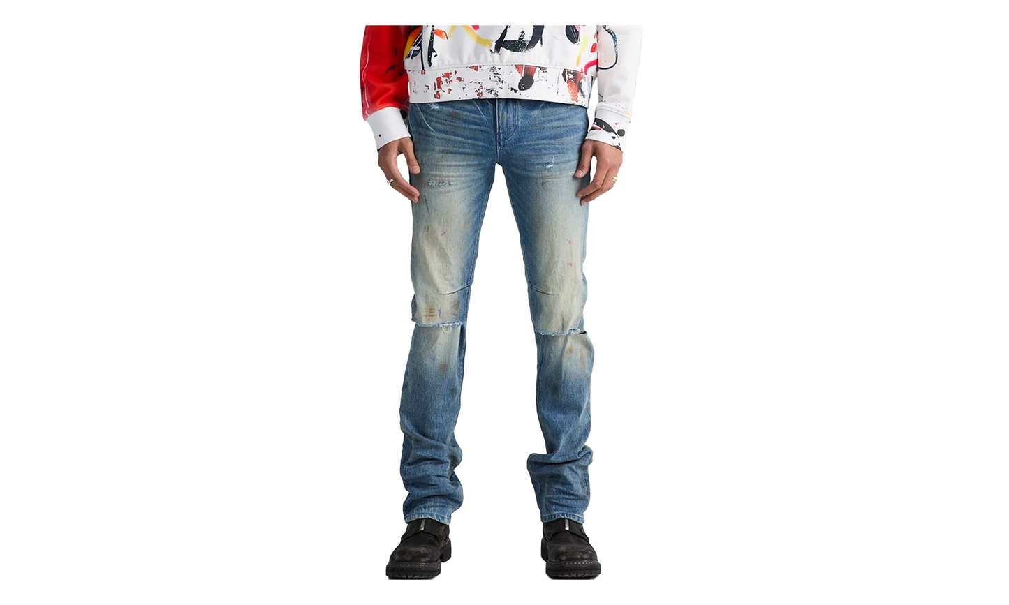 Olivier Stacked Jeans "Muddy Sky" MLFQD1070 B1838MDSKY