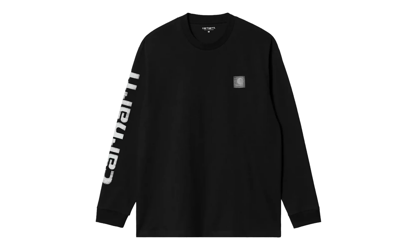 Long Sleeve Archive Script Tee "Black" I036002 89 XX