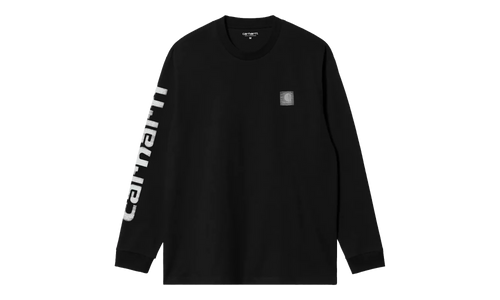 Long Sleeve Archive Script Tee "Black" I036002 89 XX