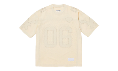 MM6 Maison Margiela Cotton Football Jersey "SS26 - Beige" SU27177