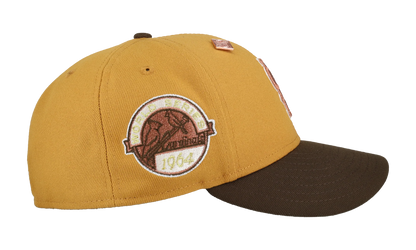59FIFTY St Louis Cardinals 1964 World Series Fitted Hat "Tan / Brown" NE431