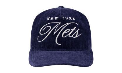 9TWENTY New York Mets Team Script Snapback Hat "Blue - Velvet" NE218