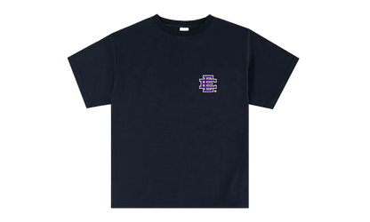 EE BASIC T-SHIRT "Navy/Purple/Yellow" EE584