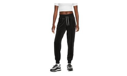 Sportswear High-waisted Velour Joggers WMNS "Black / Anthracite" DV7820 010