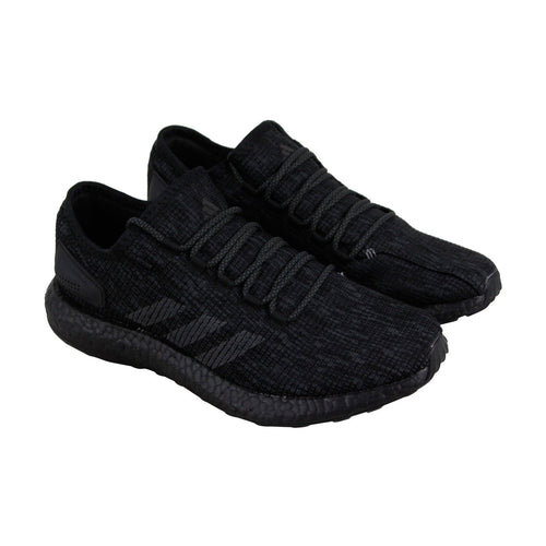 Pureboost BB6288 Mens Black Canvas Lace Up Lifestyle Sneakers Shoes
