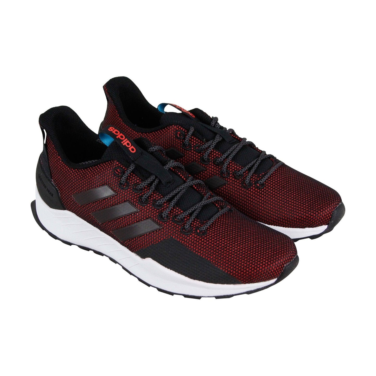 Questar Trail BB7382 Mens Red Lace Up Lifestyle Sneakers Shoes