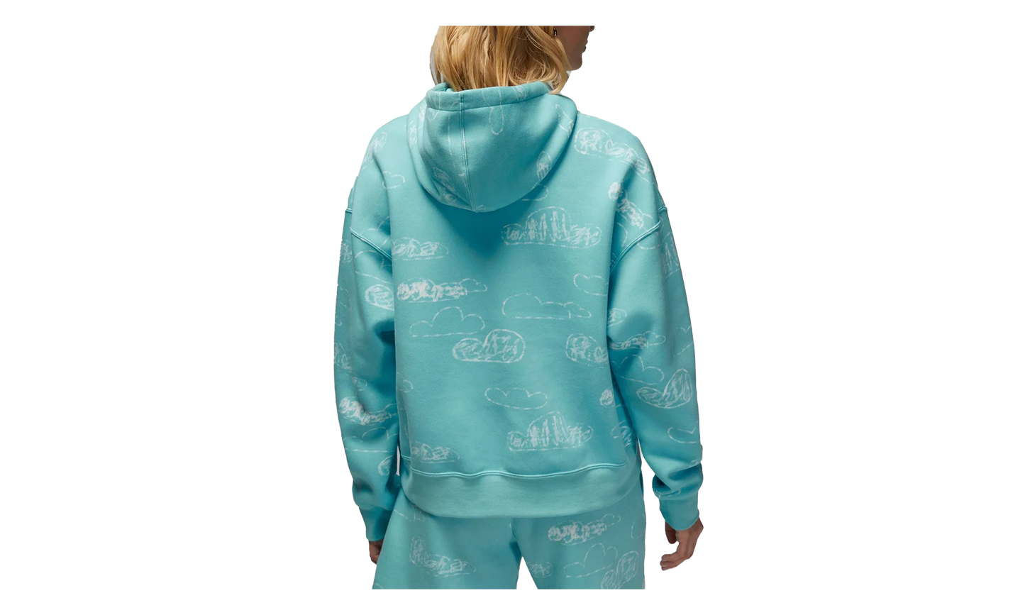 Jordan Artist Series by Parker Duncan Hoodie WMNS "Dark Powder Blue" DZ3381 464