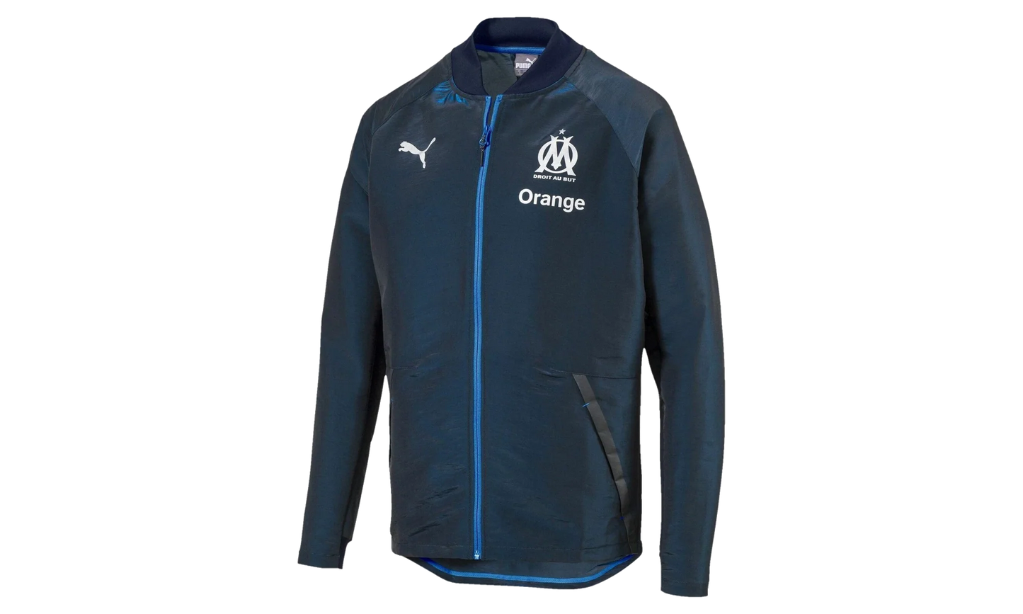 Olympique De Marseille Pro Jacket "Peacoat / Bleu Azur" 754648 01