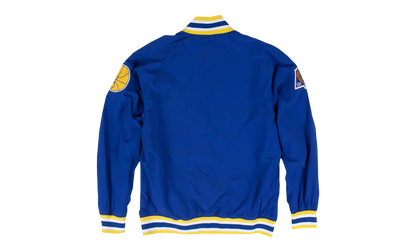 NBA Authentic Away Warm-Up Jacket "1996-97 Golden State Warriors - Blue / Yellow" 6056S310D96GSW