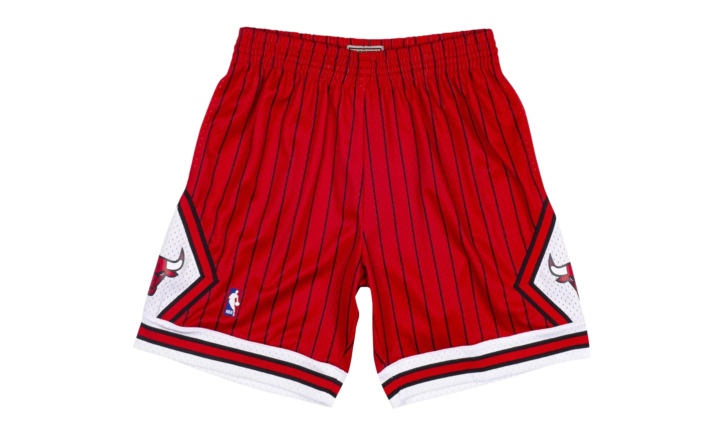 NBA Reload Swingman Shorts "1995 Chicago Bulls - Scarlet" SMSHAC19153 CBUSCAR95