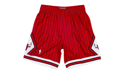 NBA Reload Swingman Shorts "1995 Chicago Bulls - Scarlet" SMSHAC19153 CBUSCAR95