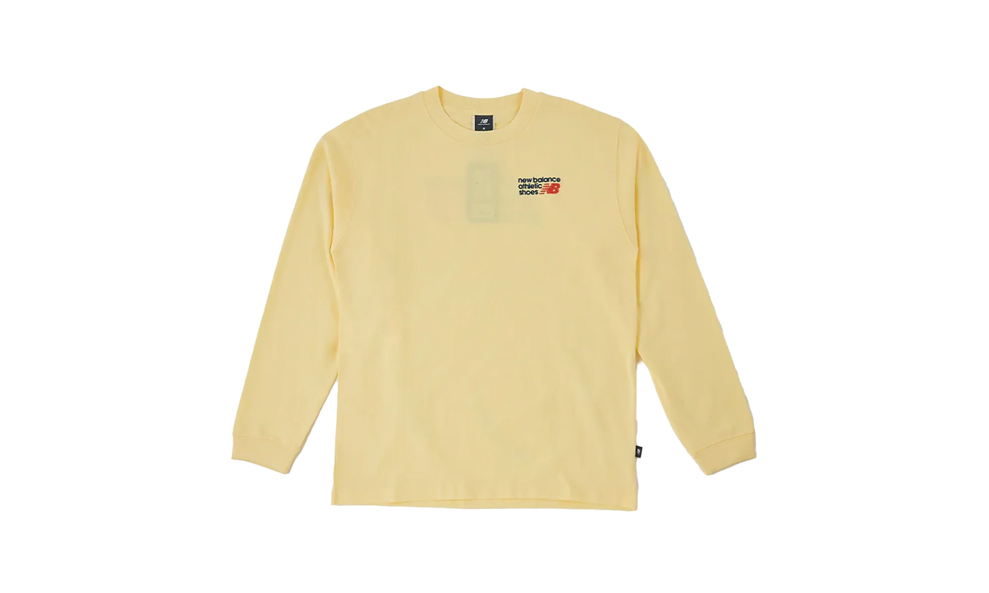 Athletics Premium Back Logo Long Sleeve "Parchment" MT51931PRC