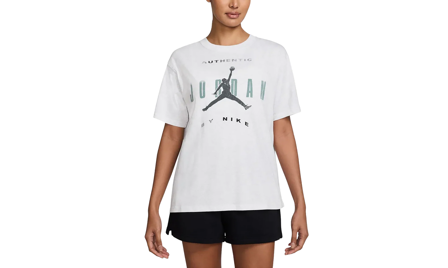 Jordan Graphic T-Shirt WMNS "Birch Heather / Cannon / Iron Grey" IB9943 051