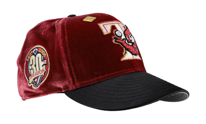 59FIFTY Toronto Blue Jays 30th Season Fitted Hat "Maroon - Velvet" NE405