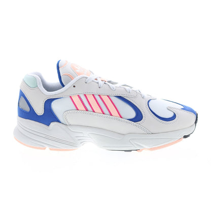 Yung-1 BD7654 Mens White Synthetic Lace Up Lifestyle Sneakers Shoes