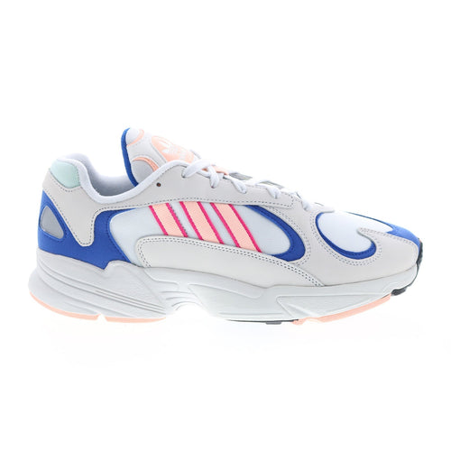 Yung-1 BD7654 Mens White Synthetic Lace Up Lifestyle Sneakers Shoes