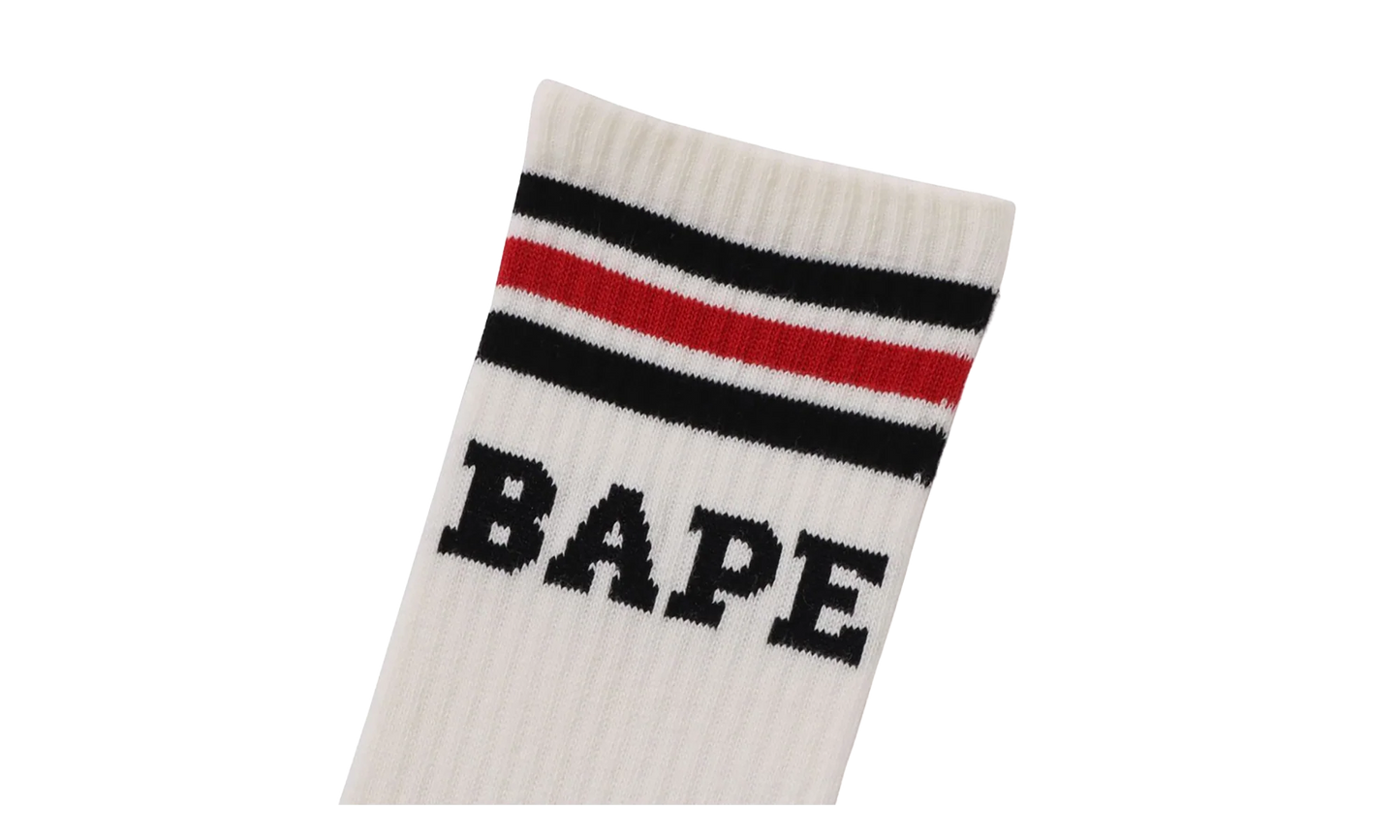 Stripe Socks "Black / Red" 1K80 184 003 BLACK RED