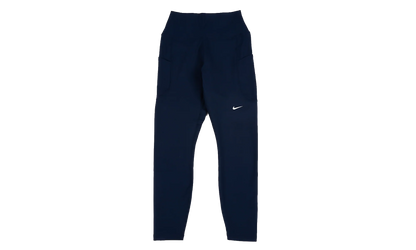 One High-Waisted 7/8 Leggings with Pockets WMNS "Midnight Navy / White" FN3241 413