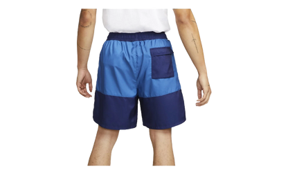 Sportswear Sport Essentials Woven Lined Flow Shorts "Midnight Navy / Dark Marina Blue / White" DM6831 410