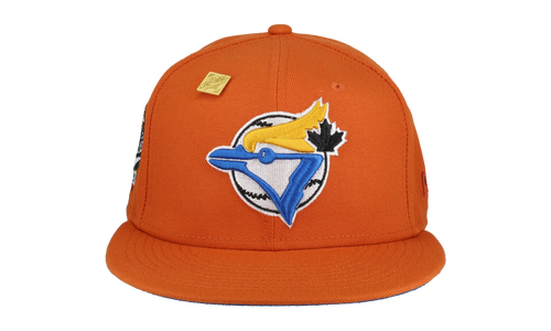 59FIFTY Toronto Blue Jays 1993 World Series Patch Fitted Hat "Orange / Blue" 123451292330