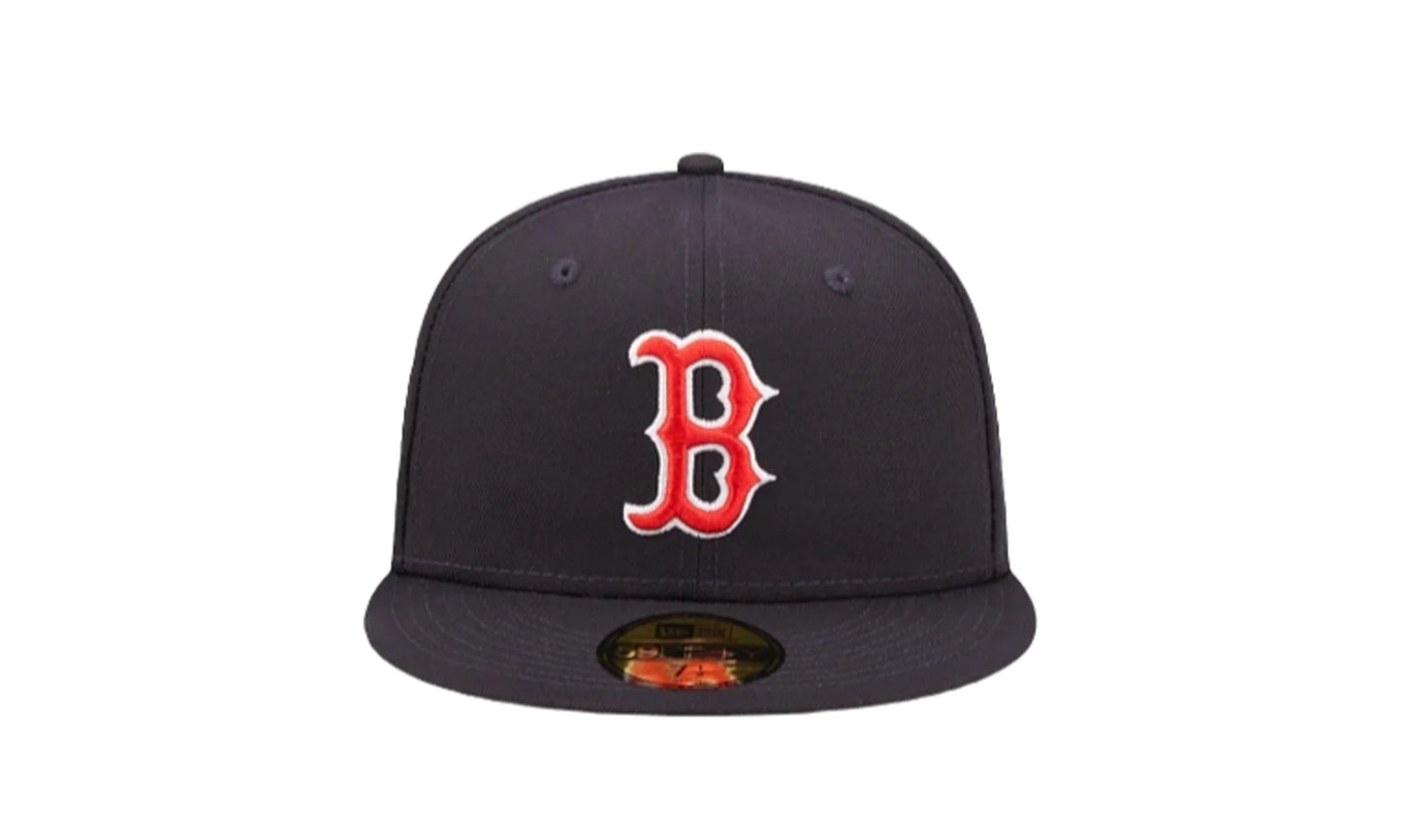 59Fifty MLB Boston Sox Cloud Icon Fitted Hat "Navy" 60243745