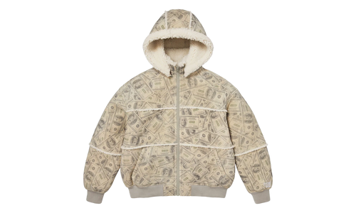 MM6 Maison Margiela Shearling Bomber Jacket "SS26 - Money" SU27195