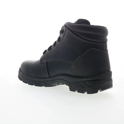 Avenger Builder Econ Mid- Steel Toe EH SR Mens Black Wide Work Boots
