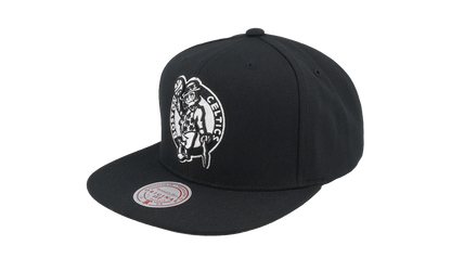 NBA Evergreen Black White Snapback Cap "Boston Celtics - Black" HS8547 BCEBLCK