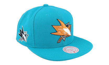 NHL Alternate Flip Snapback Cap "San Jose Sharks - Teal" 6HSSDX22015 SJSTEAL