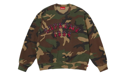 Plaid Arc Crewneck "SS26 - Woodland Camo" SU27407