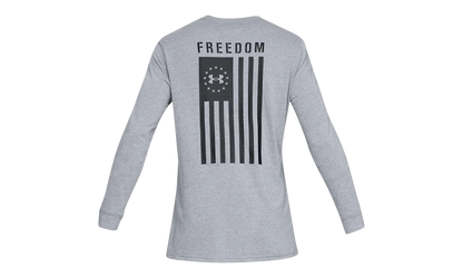 Freedom Flag Long Sleeve Tee "Steel Light Heather / Black" 1333369 035