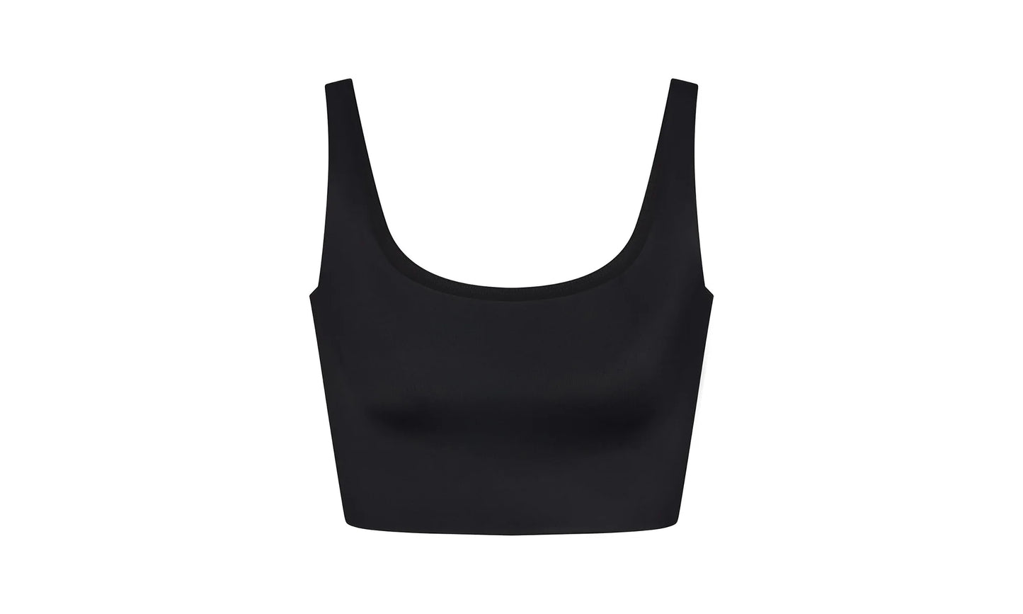 SHINE SCOOP NECK BRA TOP "Nike - Obsidian" SKM053