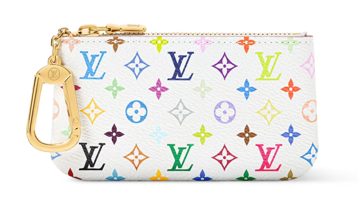 Key Pouch "Takashi Murakami - Multicolor White" M28388