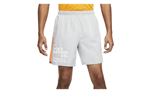 Dri-fit Challenger 18cm Unlined Versatile Shorts "Light Smoke Grey / Bright Mandarin / Black / Summit White" DX0914 077