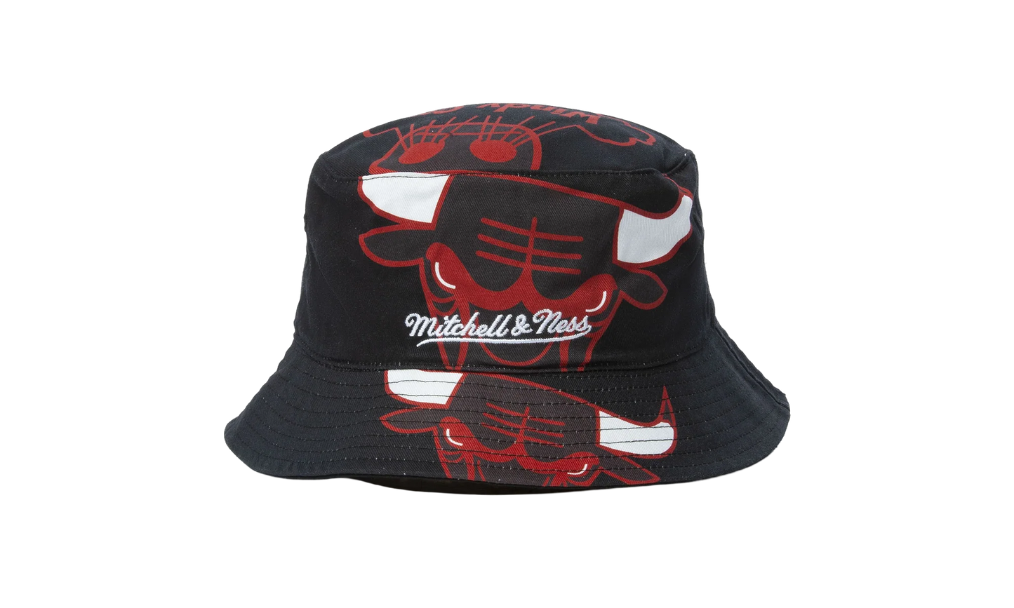 NBA Hardwood Classics Cut Up Bucket Hat "Chicago Bulls - Black" BUCKSH21322 CBUBLCK