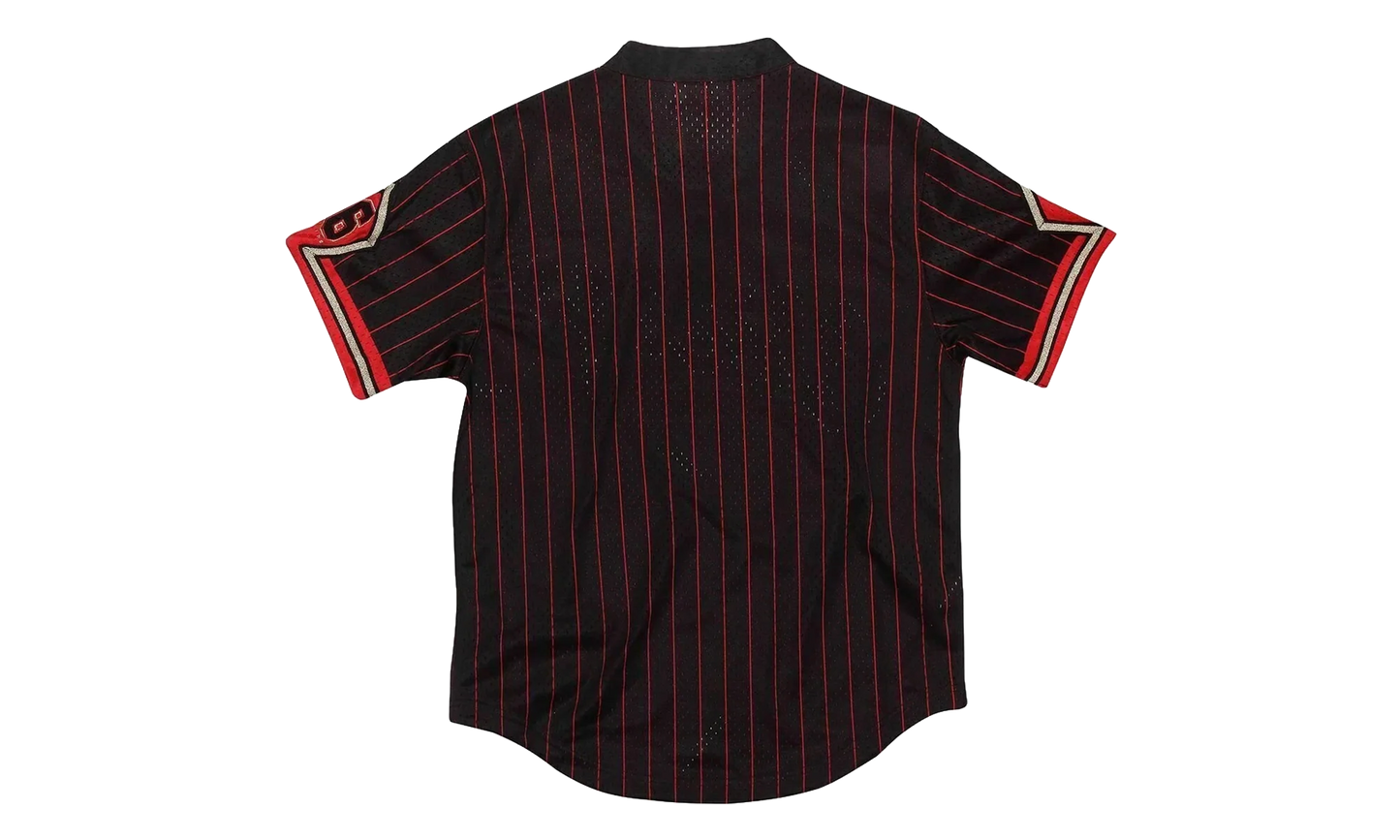 NBA 6 Rings Batting Practice Jersey "Chicago Bulls - Black" MSPOBLCK CBUBA180651