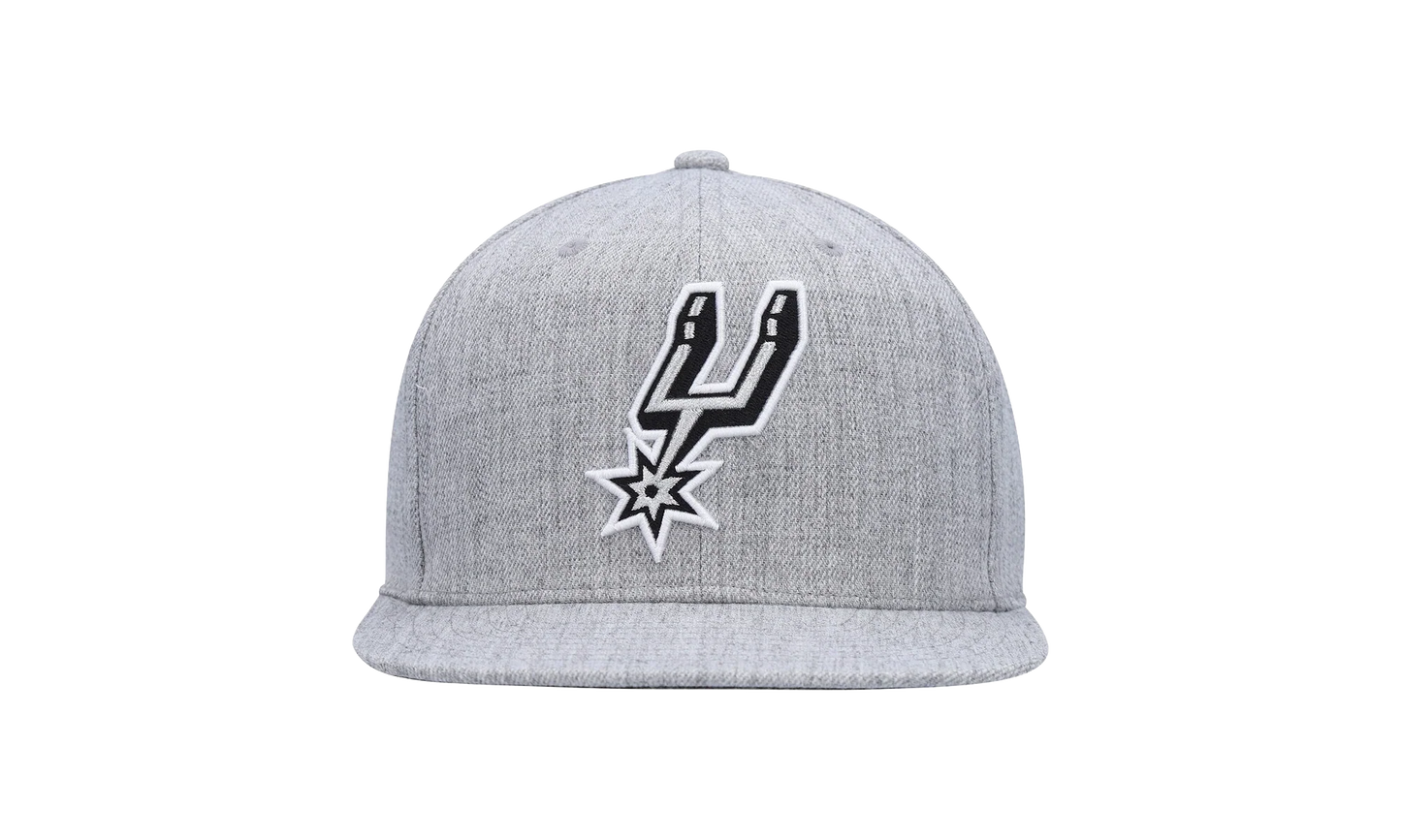 NBA Team Heather 2.0 Snapback Cap "San Antonio Spurs - Grey Heather" HHSS3272 SASYYPPPGYHT