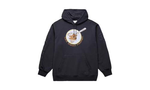 Padres Phantom Fleece Hoodie "San Diego Padres - Black" TH16142 SDPBLCK