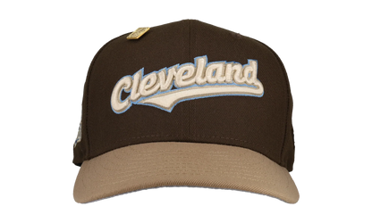 59FIFTY Cleveland Indians 1995 Champions Fitted Hat "Walnut / Tan" 123451300785