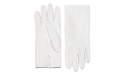 LEATHER GLOVES "WHITE" S67TS0026SY1536101
