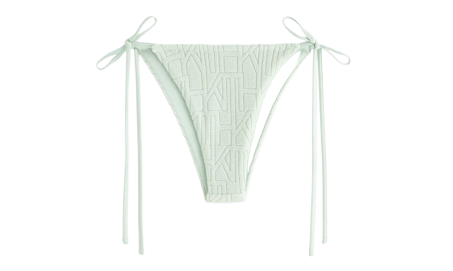 Tova Monogram Towel Tie Bottom "Green" khw070108 4008