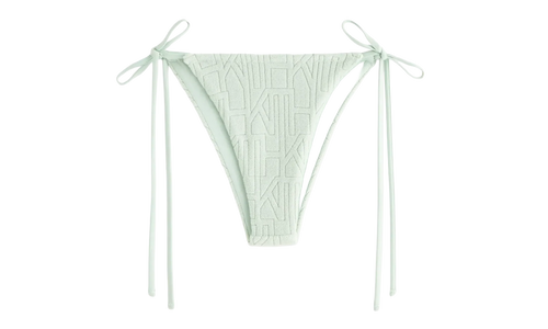 Tova Monogram Towel Tie Bottom "Green" khw070108 4008