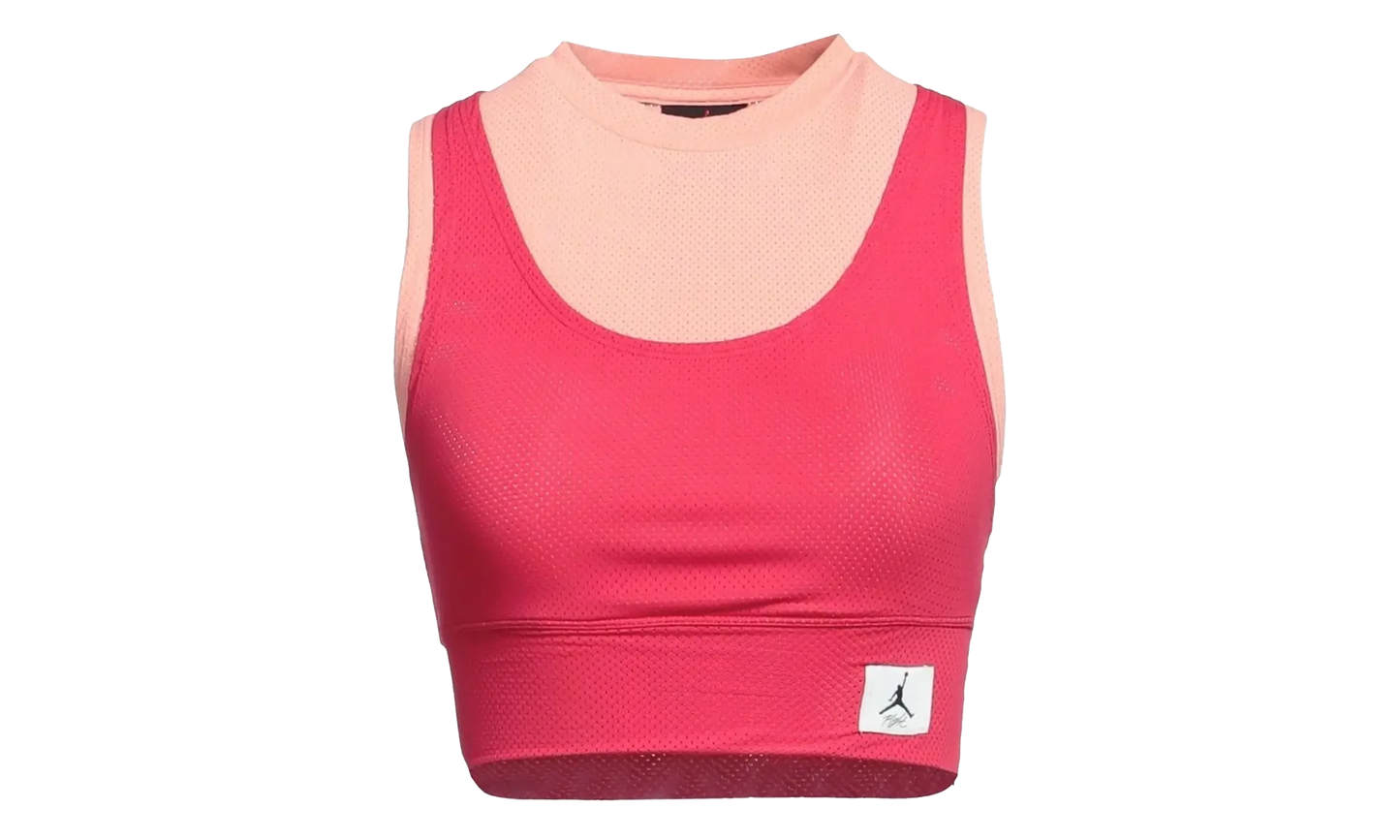 Air Jordan Essentials Crop Top WMNS "Mystic Hibiscus / Light Madder Root" DN0602 614