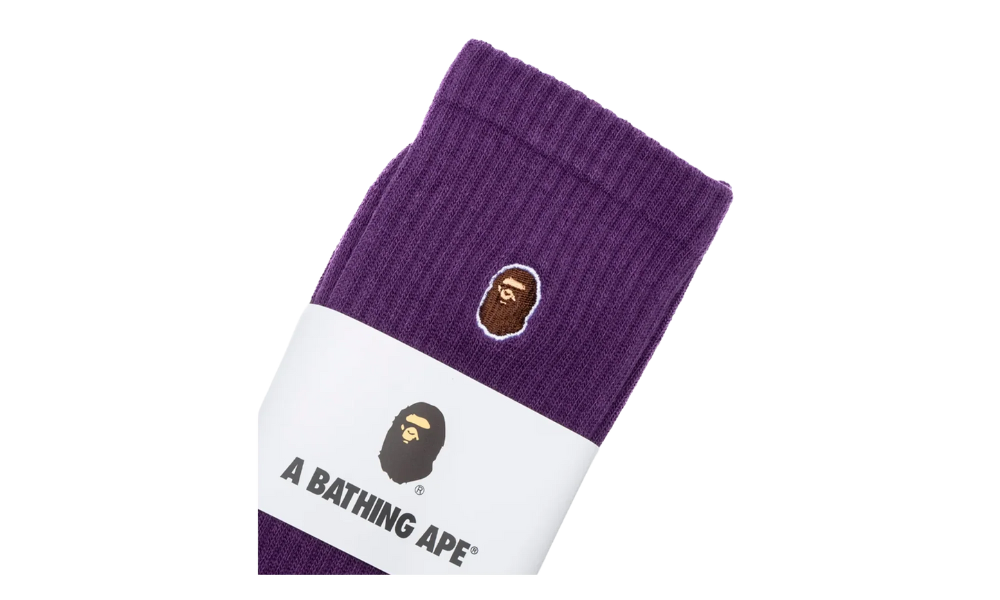 Ape Head Socks "Purple" 001SOK201001M PURPLE